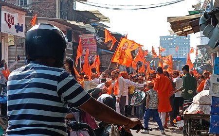 मर्चेंट वेलफेयर एसोसिएशन द्वारा निकाली गई भव्य रैली !