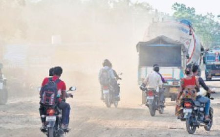 Mumbai news: मुंबई-अहमदाबाद हाइवे को सीमेंट  किया जा रहा है ! धूल और मिट्टी के कणों से घुट रहा  है लोगों का दम